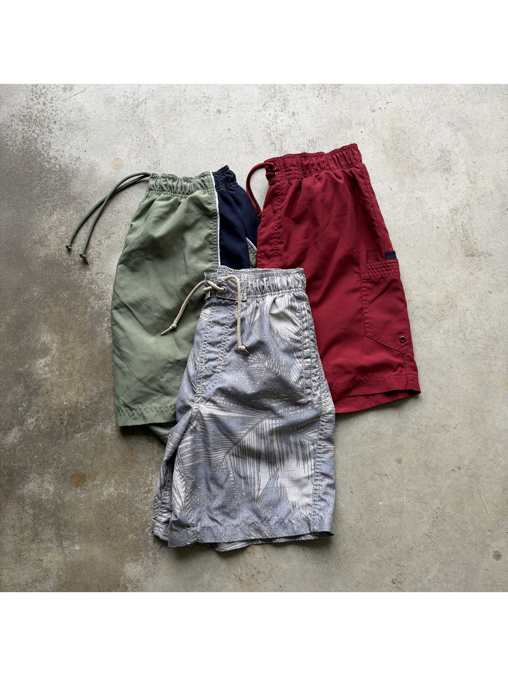SWIM SUIT BUNDLE Islander Men's Swim Shorts Trio